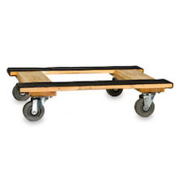 4 Wheel Hardwood Dolly TexanBox